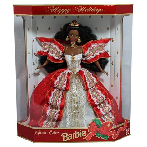 barbie holiday 1997|1997 happy holidays barbie value.